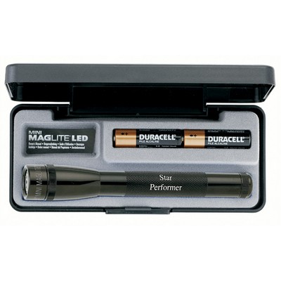 Black Genuine "AA" Mini LED Mag-Lite® Flashlight