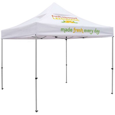 10' Premium Tent, Vented Canopy (Imprinted, 2 Locations)