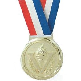 Olympic Style Victory Medal - 3-1/4" Dia