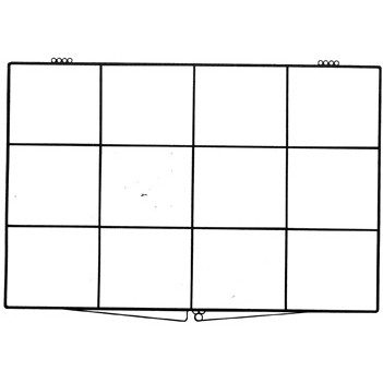 Rigid Clear Hinged Plastic Box w/12 Compartments (7 3/8"x4 29/32"x1½")