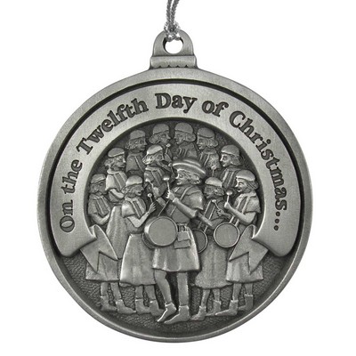 Twelve Days of Christmas Full Size Ornament (Day 12 - Twelve Drummers Drumming)