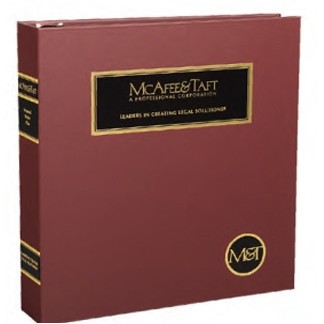 Landscape Turned Edged Litho Wrap Binder w/ 1-1/2" Capacity (8-1/2" x 11" Sheet Size)