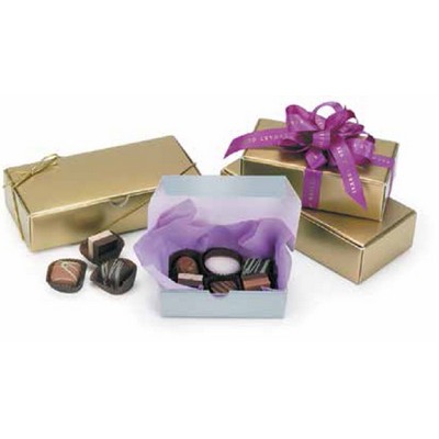 One Piece Folding Colored 1/2 LB Candy Box (5 1/2"x 2 3/4"x 1 3/4")