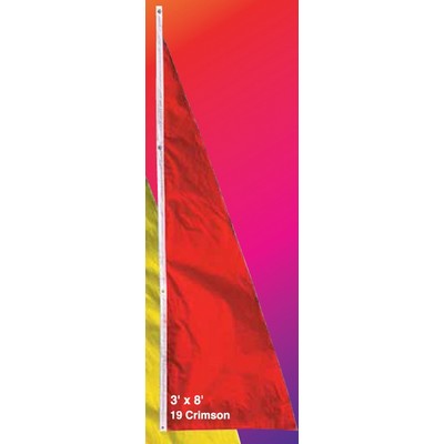 3'x8' Premium Color Nylon Sail Flag