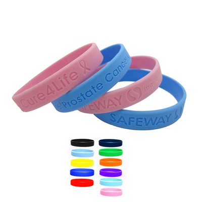 Debossed Silicone Bracelet