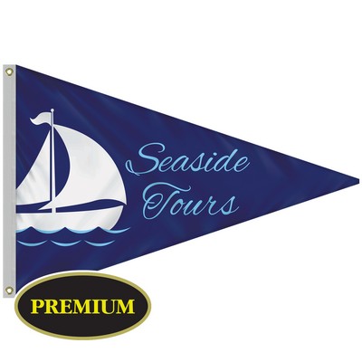 4' x 6' Single Reverse Knit Polyester Pennant