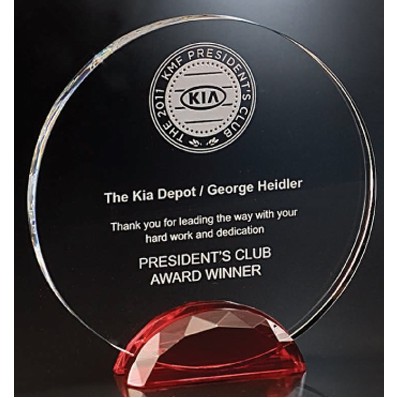 Crispy Award w/Red Base (7"x7")