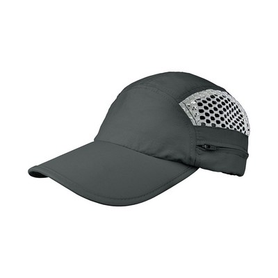 Taslon UV Cap with Hidden Flap