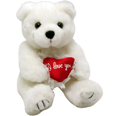 8" I Love You Bear Stuffed Animal