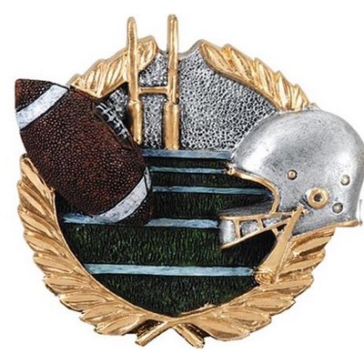 High Relief Plaque Mount - Football