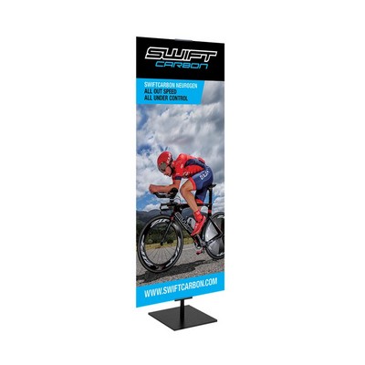 Economy Banner Stand Kit, Single Sided Premium Film (23" x 72")