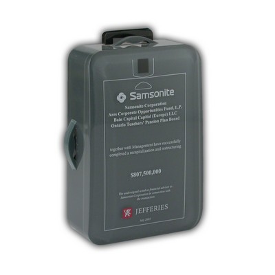 Suitcase Lucite® Embedment Award (3 1/2" x 5 1/8" x 1 1/2")