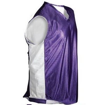 Women's Reversible Cooling Interlock Basketball Jersey Shirt w/ Cap Sleeve