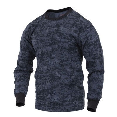 Midnight Digital Camo Long Sleeve T-Shirt (2XL)