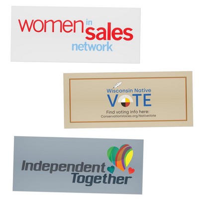 3" x 7" Rectangle Sticker