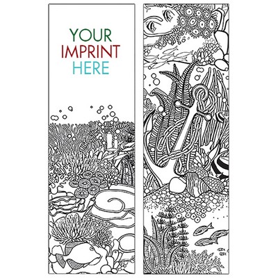 Coloring Bookmark - Oceans