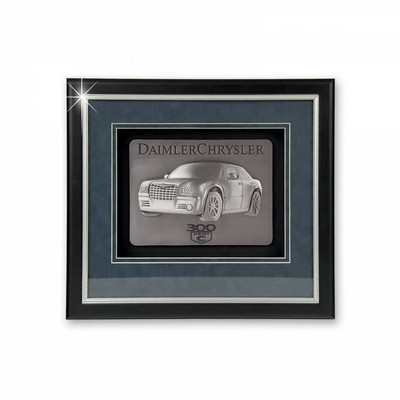 3D Metal Plaque Emblem Figurine