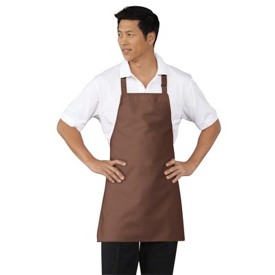 Brown Bib Apron w/Adjustable Neck Strap