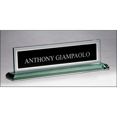 Glass Name Plate (10"x2.75")