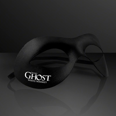 Black Classic Superhero Mask (NON-Light Up) - PRINTED