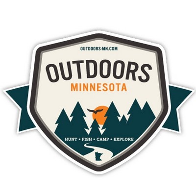 One Color freeform™ Outdoor Labels (10½ to 16.49 Square Inches)