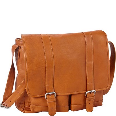 BUSINESS 15'' Laptop leather messenger