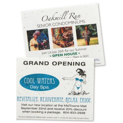 Invite/Post Card - Direct Print Seeded Paper