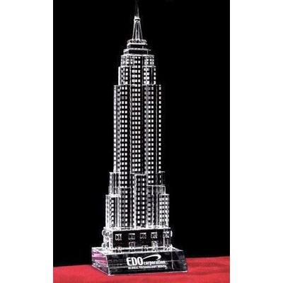 Crystal Empire State Building Award (8 5/8")