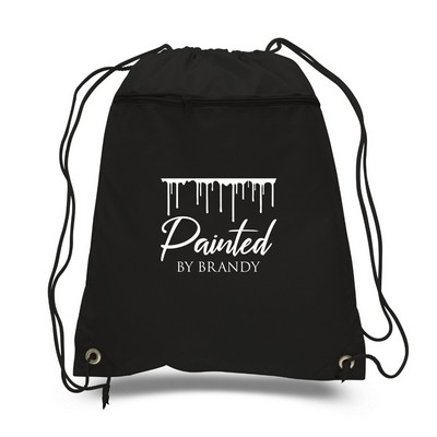 Polyester drawstring backpack