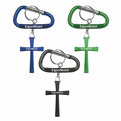 Cross Shape Key Holder w/7 Cm Carabiner