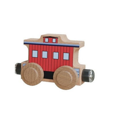 CBOP - 2" Wood Caboose with full color Imprint