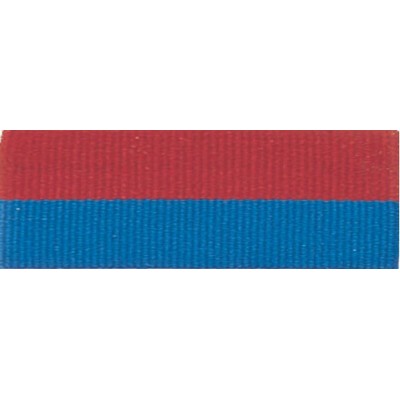 Red/Blue Neck Ribbon w/Snap Clip (7/8")
