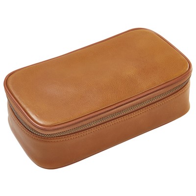 Leather Travel Case with Handle