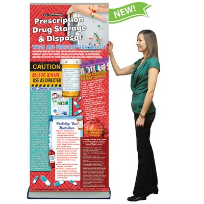 Prescription Drug Storage & Disposal Retractable Banner