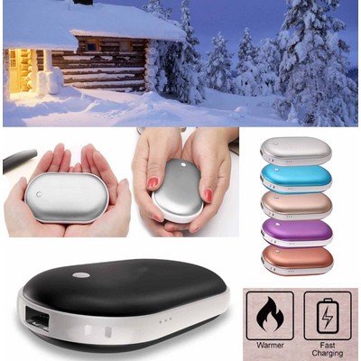 iBank ® Hand Warmer + 5200mAh Power Bank Charger (Black)
