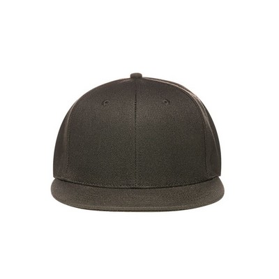 Flat Bill Cap w/Structured Acrylic Serge