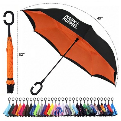 C Handle Reverse Umbrella