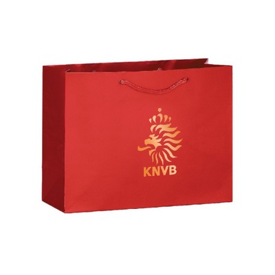 13x5x10'' Matt/Gloss 190GSM White Cardboard Bag