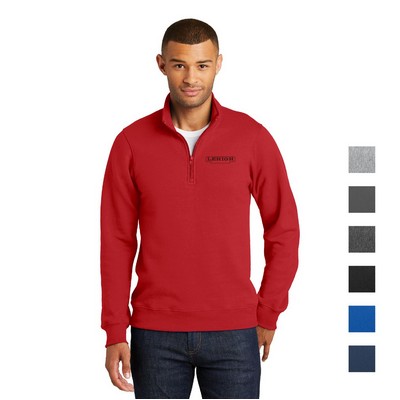 Port & Company® Fan Favorite Fleece 1/4-Zip Pullover Sweatshirt