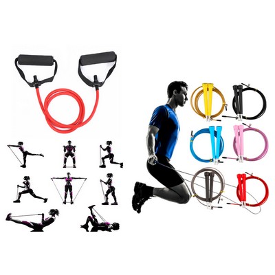 iBank ® Exercise Band + Jump Rope
