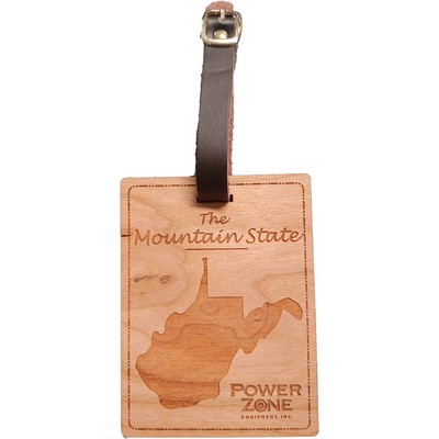 Hardwood State Luggage Tags