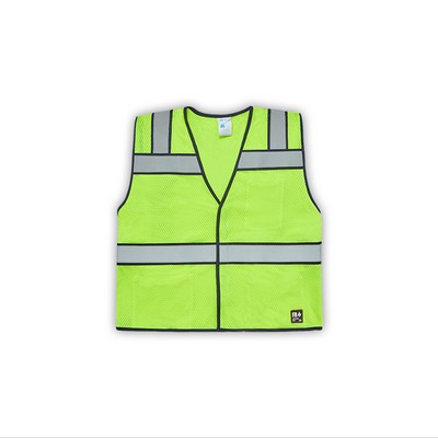 High Visibility Flame Resistant Vest, Class 2, Lime