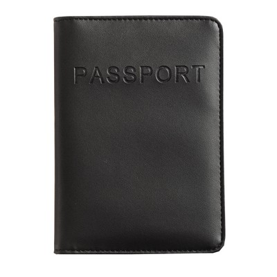 Black Smooth Trip Travel Gear by Talus® RFID Blocking Passport Protector