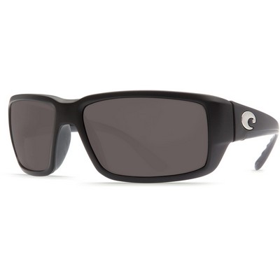 Costa Del Mar® Fantail Polarized Sunglasses w/Matte Black Frames & Gray Lenses