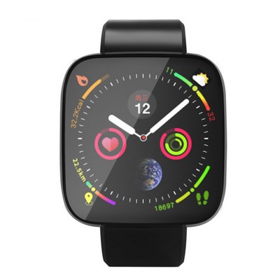 Full Screen Touch Heart Rate Monitoring Pedometer Smartwatch