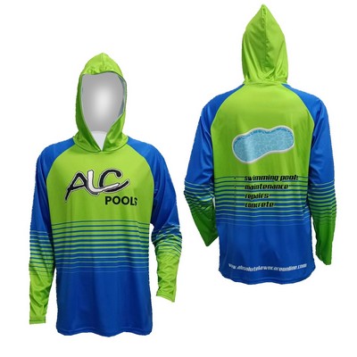 Men's/Youth Hooded Long Sleeve Shirt