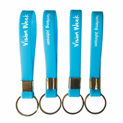 Silicone Bracelet Keychain