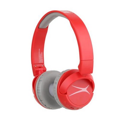Altec Lansing® 2-in-1 Bluetooth & Wired Kid-Safe Red Headphones