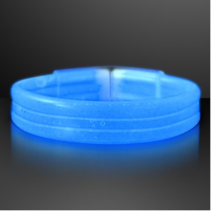 Thick Blue Glow Bracelet - BLANK