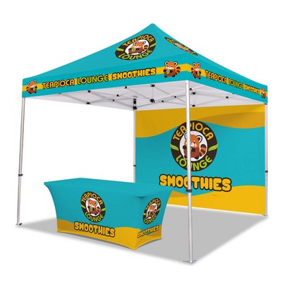 10' x 10' Custom Canopy Tent - Event Silver Package